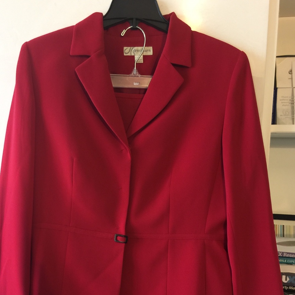 Red Dress Barn Skirt Suit